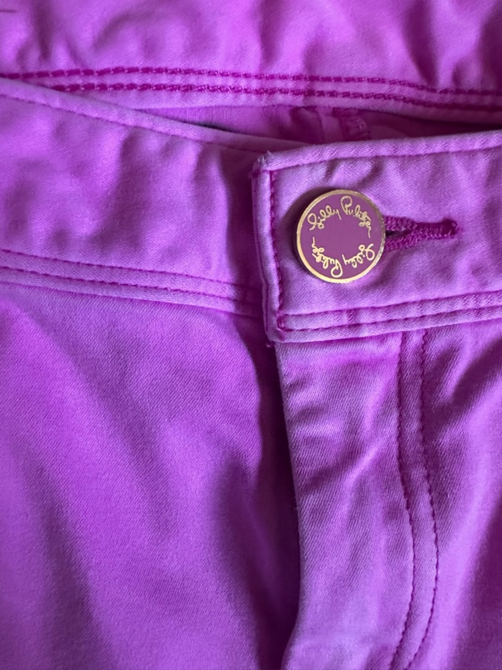 Lilly Pulitzer Bright Pink Skinny Jeans - Picture 2 of 4